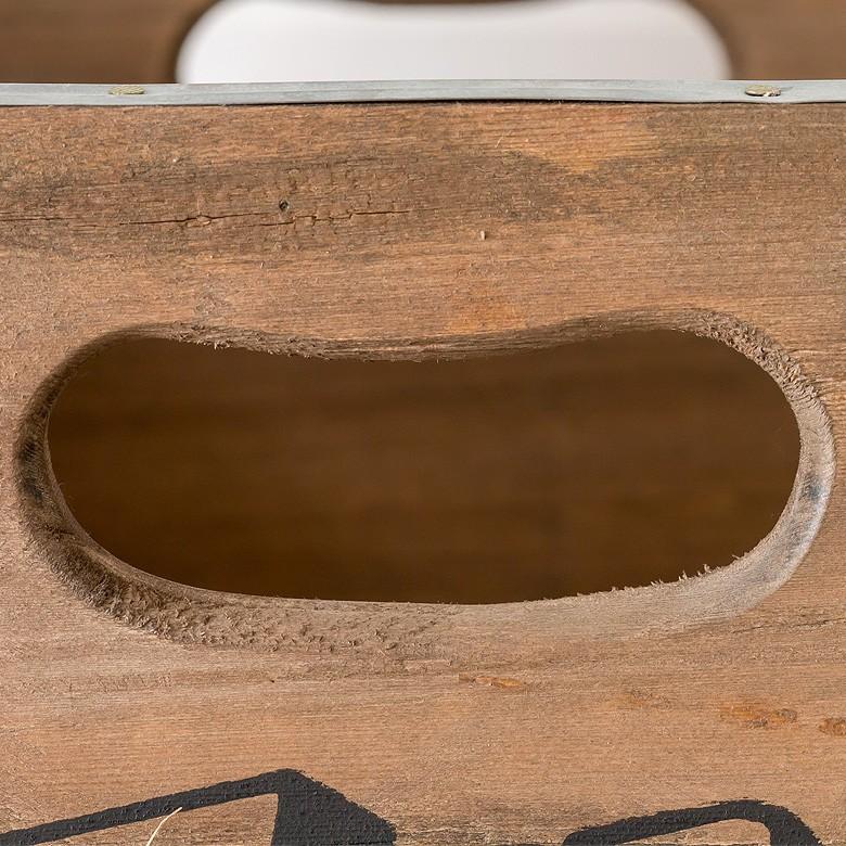 スタッキングウッドボックス ヴ ィンテージ風 Lサイズ 天然木 木 製 収納 整理 セブンアップ 収納 ボックス ブラウン 91115 | ブランド登録なし | 14