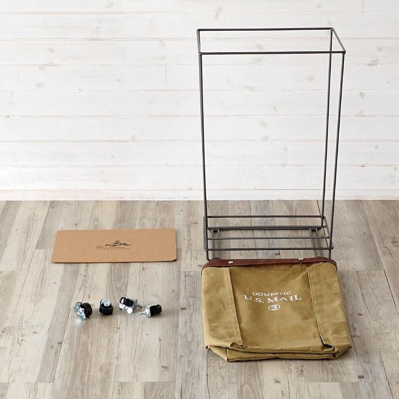 ランドリーバスケット おしゃれ キャスター付き かご 収納 バスケット グリーン ネイビー ベージュ ワゴン 隙間収納 ミリタリー キャンバス 西海岸 男前 91116 | ブランド登録なし | 11