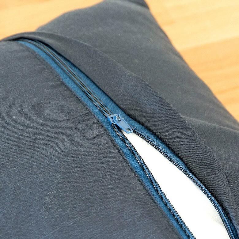 クッションカバー 45×45 デニム生地 正方形 パッチワーク デザイン インテリア おしゃれ クッション カバー アジアン ブルー アメリカン 91118 | ブランド登録なし | 07