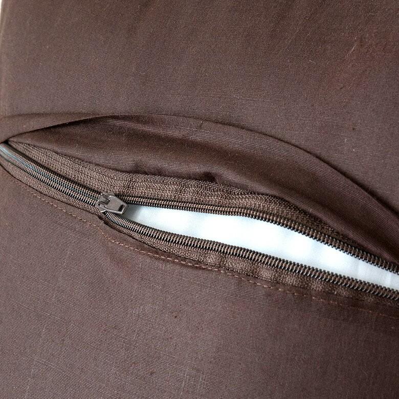 クッションカバー 45×45 本革 正方形 パッチワーク デザイン インテリア おしゃれ クッション カバー アジアン 茶色 アメリカン 91119 | ブランド登録なし | 06