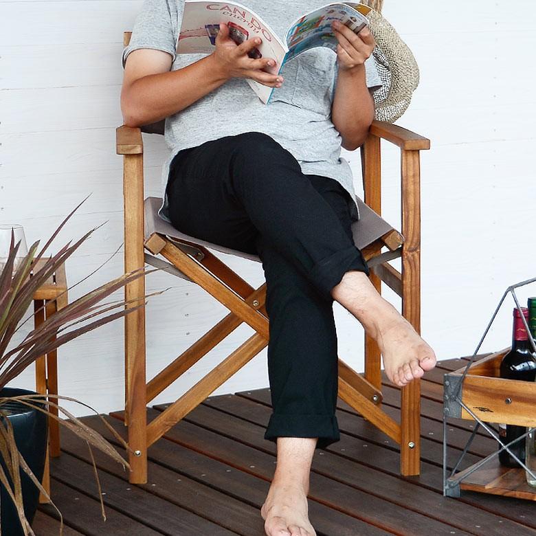 チェア おしゃれ 折り畳み フォールディングチェア アウトドア 木製 折りたたみ いす 肘置き 91120 | ブランド登録なし | 13