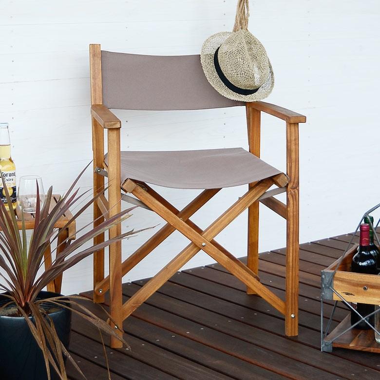 チェア おしゃれ 折り畳み フォールディングチェア アウトドア 木製 折りたたみ いす 肘置き 91120 | ブランド登録なし | 07