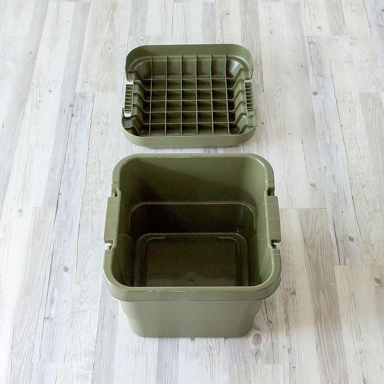トランクカーゴ 30L ボックス ケース 収納 アウトドア 多目的 工具入れ 持ち運び キャ ンプ 倉庫 耐久性 丈夫 ミリタリー おしゃれ かっこいい 91122 | ブランド登録なし | 03