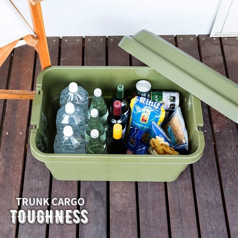 トランクカーゴ 50L ボックス ケース 収納 アウトドア 多目的 工具入れ 持ち運び キャ ンプ 倉庫 耐久性 丈夫 ミリタリー おしゃれ かっこいい 91123 | ブランド登録なし