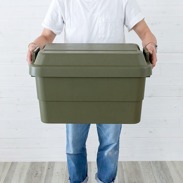 トランクカーゴ 50L ボックス ケース 収納 アウトドア 多目的 工具入れ 持ち運び キャ ンプ 倉庫 耐久性 丈夫 ミリタリー おしゃれ かっこいい 91123 | ブランド登録なし | 01