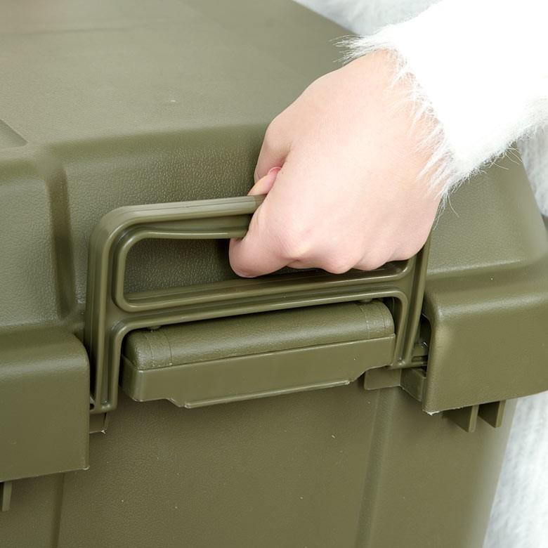 トランクカーゴ 50L ボックス ケース 収納 アウトドア 多目的 工具入れ 持ち運び キャ ンプ 倉庫 耐久性 丈夫 ミリタリー おしゃれ かっこいい 91123 | ブランド登録なし | 04