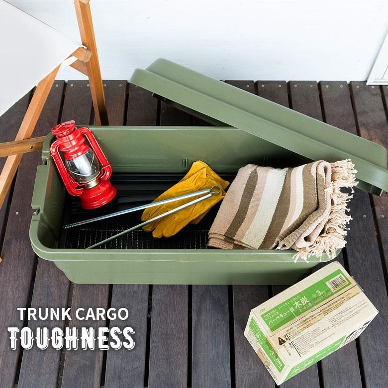 トランクカーゴ 70L ボックス ケース 収納 アウトドア 多目的 工具入れ 持ち運び キャ ンプ 倉庫 耐久性 丈夫 ミリタリー おしゃれ かっこいい 91124 | ブランド登録なし