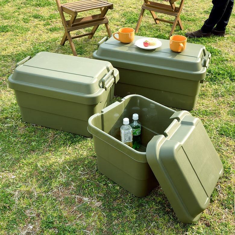 トランクカーゴ 70L ボックス ケース 収納 アウトドア 多目的 工具入れ 持ち運び キャ ンプ 倉庫 耐久性 丈夫 ミリタリー おしゃれ かっこいい 91124 | ブランド登録なし | 05