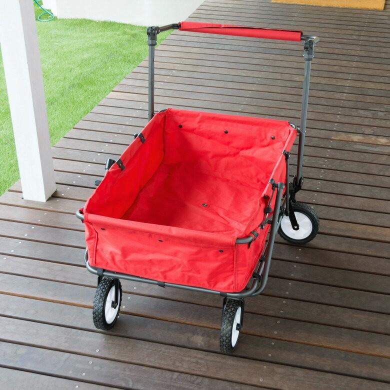 台車 ワゴン カート 家庭用 折りたたみ 軽量 キャスター付き 荷物 持ち運び ポータブル アウトドア キャンプ 屋外 レジャー バーベキュー BBQ ピクニック 91128 | ブランド登録なし | 01