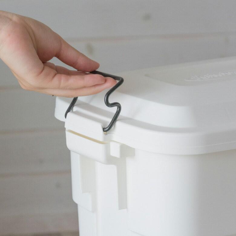 ごみ箱 おしゃれ ふた付き ペダル式 ダストボックス 12L キッチン リビング スチール 持ち手付き コンパクト 小型 小さい くずかご 白 シルバー 91131 | ブランド登録なし | 10