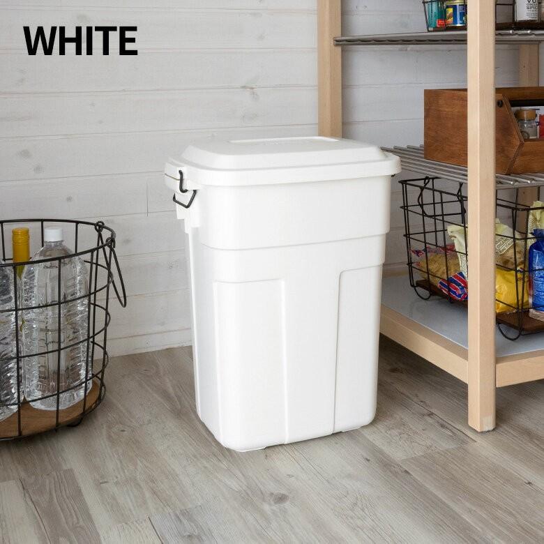 ごみ箱 おしゃれ ふた付き ペダル式 ダストボックス 12L キッチン リビング スチール 持ち手付き コンパクト 小型 小さい くずかご 白 シルバー 91131 | ブランド登録なし | 07