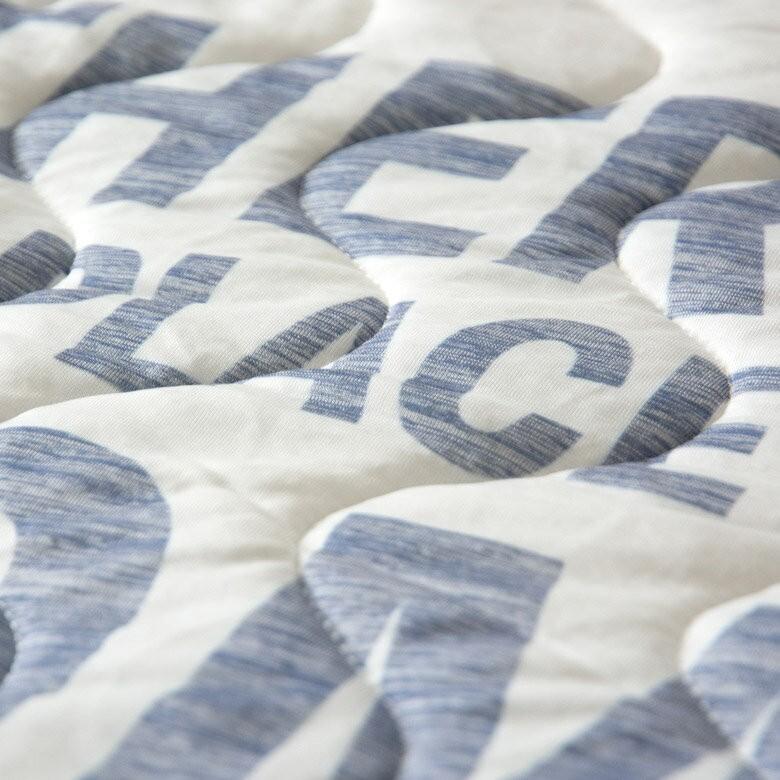 敷きパッド 接触冷感 ソフトクール 涼感 ベッドパッドS シングル 冷感敷きパッド 速乾 夏用 ブルー 白系 ひんやり 心地良い 寝具 快適シート マットシート 91136 | ブランド登録なし | 03