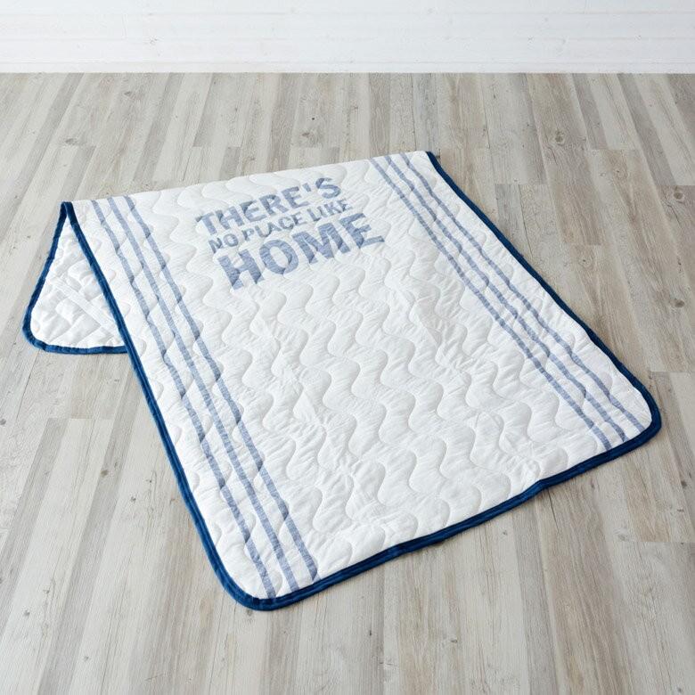 敷きパッド 接触冷感 ソフトクール 涼感 ベッドパッドS シングル 冷感敷きパッド 速乾 夏用 ブルー 白系 ひんやり 心地良い 寝具 快適シート マットシート 91136 | ブランド登録なし | 07