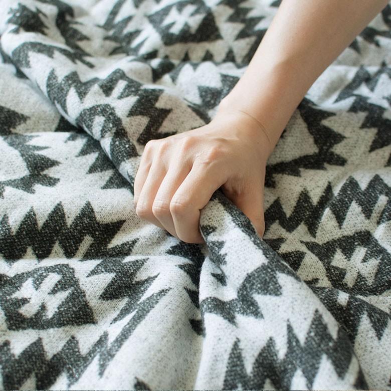 こたつ布団 長方形 190×190cm おしゃれ オルテガ柄 こたつ 布団 掛け布団 長方形 カジュアル こたつ用品 男前 コットン ドライクリーニング 91142 | ブランド登録なし | 06