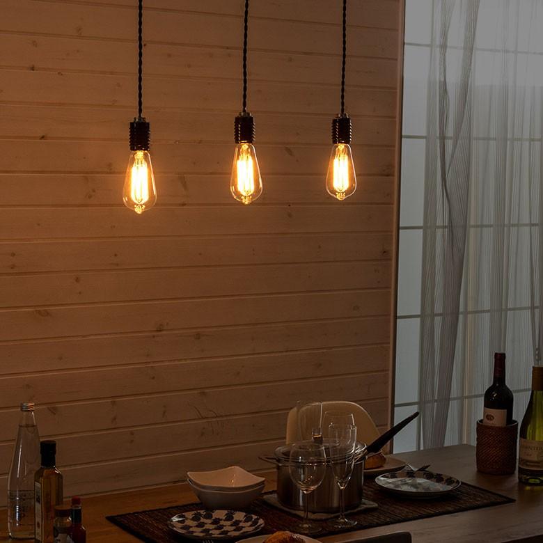 ペンダントライト 電球 E26 照明 LED対応 ランプ おしゃれ アンティーク 天井照明 吊り下げ照明 リビングライトインテリア照明 エジソン電球 91149 | ブランド登録なし | 07