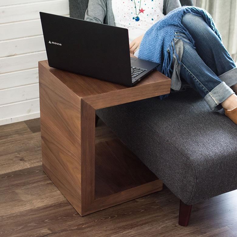 サイドテーブル ベッドサイドテーブル おしゃれ ベッドテーブル 天然