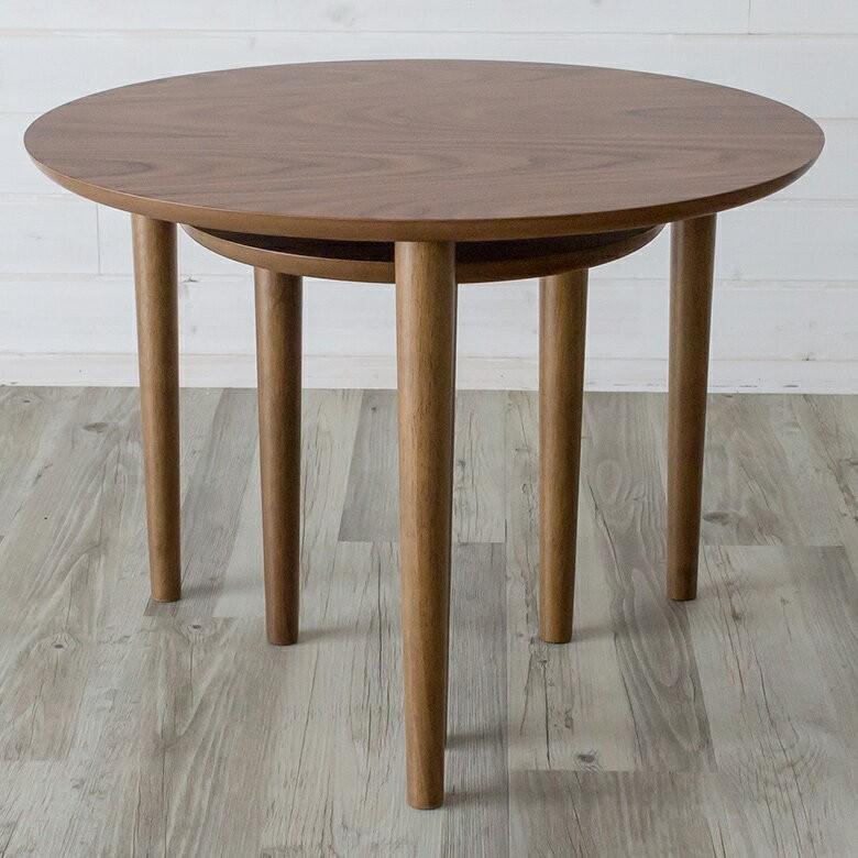 サイドテーブル ベッドサイドテーブル おしゃれ ベッドテーブル 天然木製 ラウンド型 ナイトテーブル ソファテーブル 寝室 リビング 91156｜elements｜07