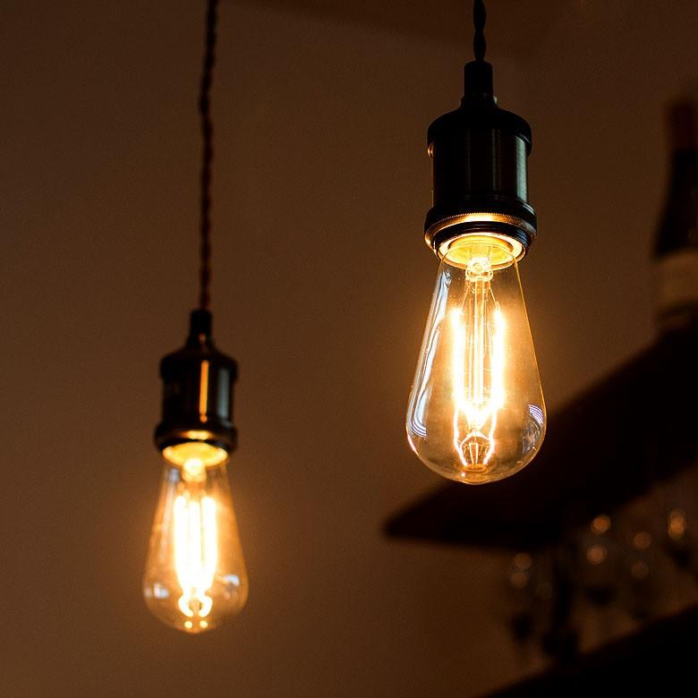 ペンダントライト エジソン電球付 照明 おしゃれ インダストリアル アンティーク調 天然木 リビング ダイニング キッチン レトロ 1灯 カフェ風 照明器具 91161 | ブランド登録なし | 06