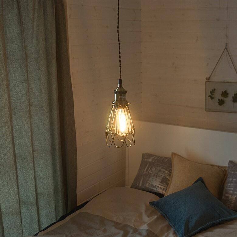 ペンダントライト エジソン電球付 フラワー 照明 おしゃれ インダストリアル アンティーク調 ヴィンテージ リビング ダイニング キッチン レトロ 1灯 91165 | ブランド登録なし | 03