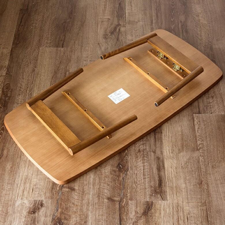 ローテーブル 折りたたみ 北欧 天然木 リビングテーブル