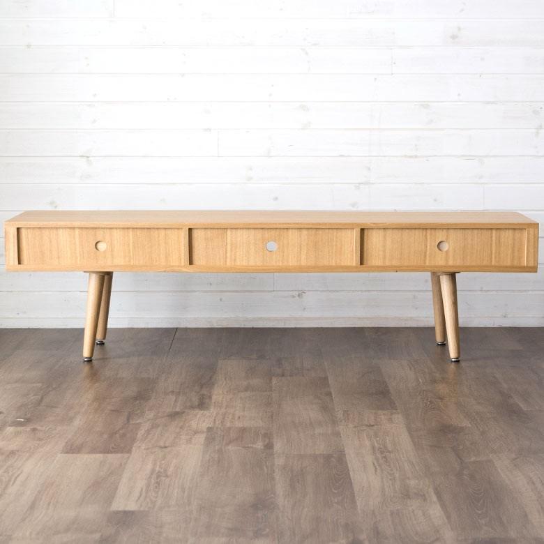 テレビボード テレビ台 ローボード おしゃれ 天然木 収納 avラック 150 オーディオラック 収納家具 引き出し ウッド キャビネット 脚付き 91176 | ブランド登録なし | 14