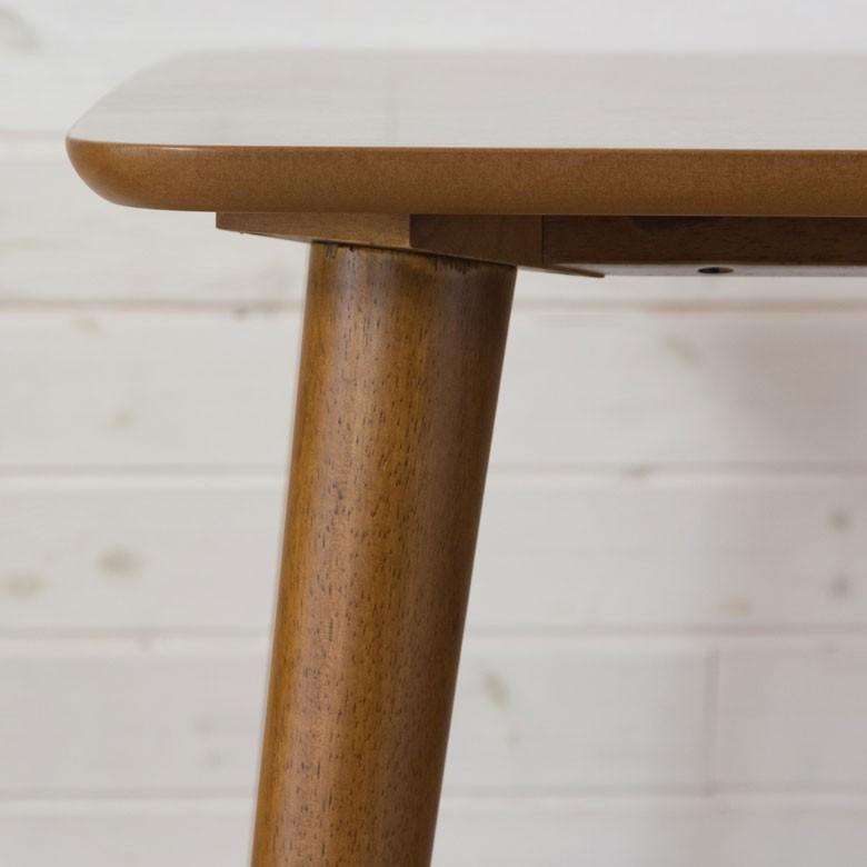 ダイニングテーブル 4人掛け 木製 長方形 約120cm×70cm ダイニング カフェテーブル 食卓 北欧 西海岸 シンプル おしゃれ ナチュラル ミッドセンチュリー 91189 | ブランド登録なし | 06