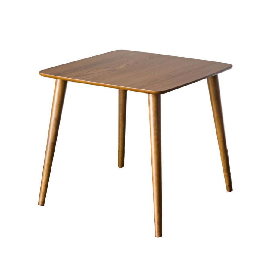 ダイニングテーブル 2人掛け 木製 長方形 約75cm×75cm ダイニング カフェテーブル 食卓 北欧 西海岸 シンプル おしゃれ ナチュラル ミッドセンチュリー 91190 | ブランド登録なし | 12