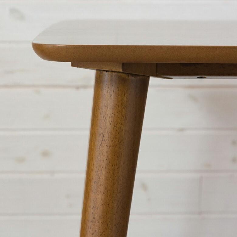 ダイニングテーブル 2人掛け 木製 長方形 約75cm×75cm ダイニング カフェテーブル 食卓 北欧 西海岸 シンプル おしゃれ ナチュラル ミッドセンチュリー 91190 | ブランド登録なし | 06