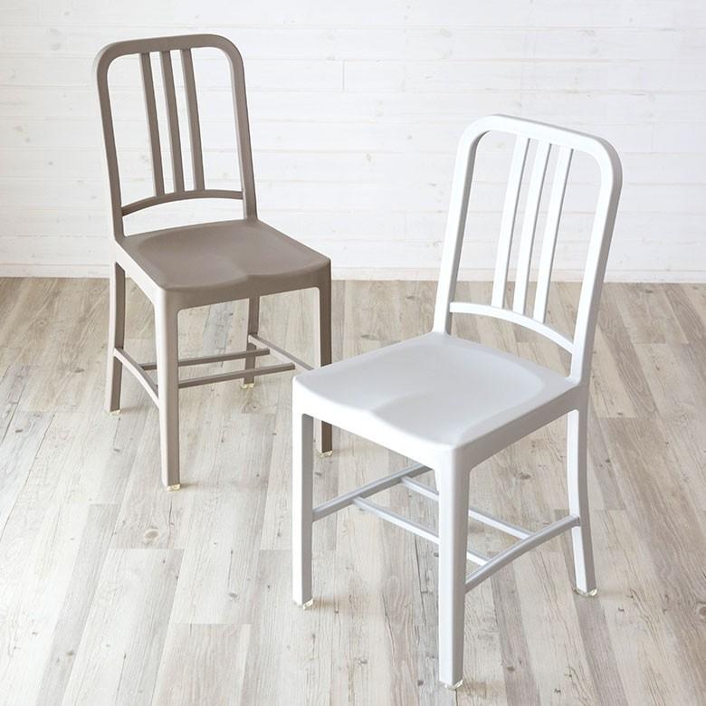 椅子 いす チェア ダイニングチェア 軽量 シルバー ブラウン ネイビーチェア風 ヴィンテージ リビング ダイニング インテリア 家具 軽い パソコンチェア 91199 | ブランド登録なし