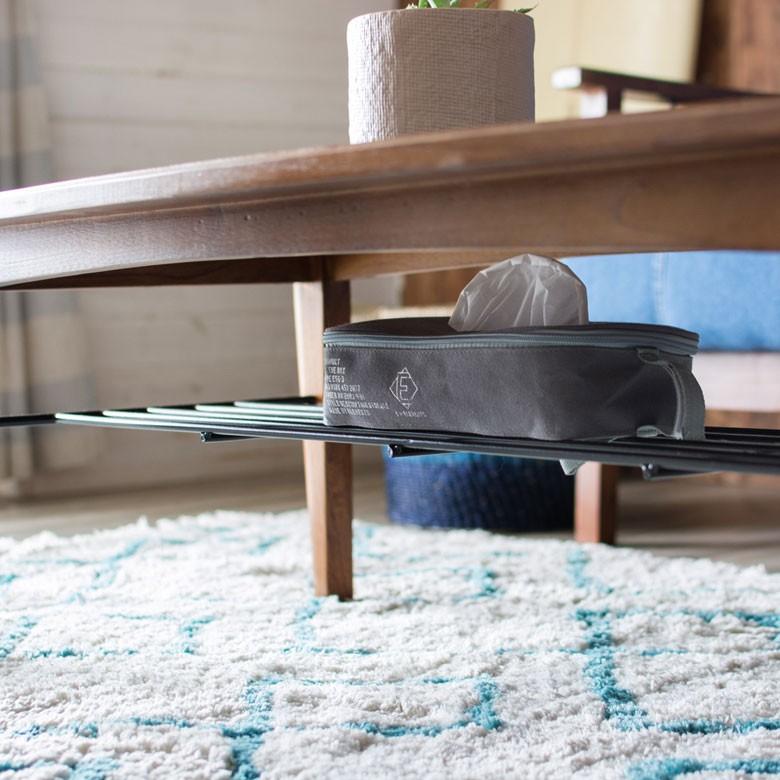 ローテーブル ウッド センターテーブル 大きい おしゃれ 木製 収納付き 収納棚 カフェ 天然木 北欧 長方形 ビンテージ シンプル 約110×55cm 91203 | ブランド登録なし | 12