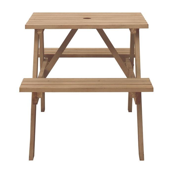 テーブル＆ベンチ ガーデンテーブル テーブル ベンチ 天然木製 ガーデンファニチャー ガーデンセット アウトドア キャンプ 91233｜elements｜04