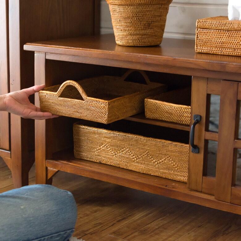 テレビボード テレビ台 おしゃれ 天然木製 収納 幅120cm AVボード AVラック オーディオラック 収納家具 ウッド キャビネット 91236 | ブランド登録なし | 05