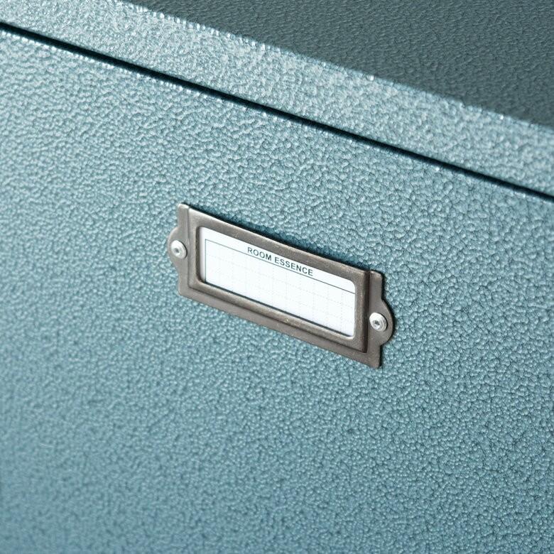 デスクワゴン 収納 キャスター付き 2段 キャビネット スチール製 スチールワゴン ロッカー風 サイドチェスト サイドテーブル 9125 | ブランド登録なし | 07