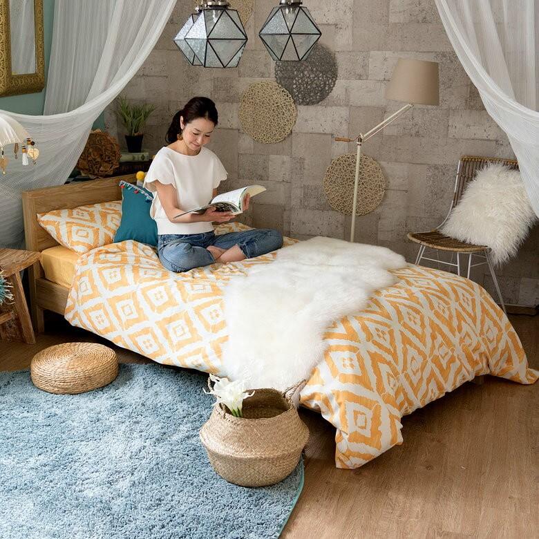 ベッド シングル ベッドフレーム 木製 シングルベッド すのこベッド 北欧 シンプル 通気性 91296 | ブランド登録なし | 05