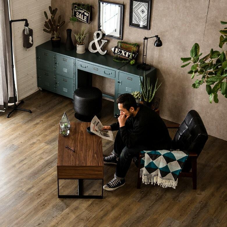 テーブル センターテーブル ローテーブル 木目調 リビングテーブル 2way 机 スチール脚 パソコンテーブル 2段階 高さ調節 おしゃれ 北欧 9129 | ブランド登録なし | 08