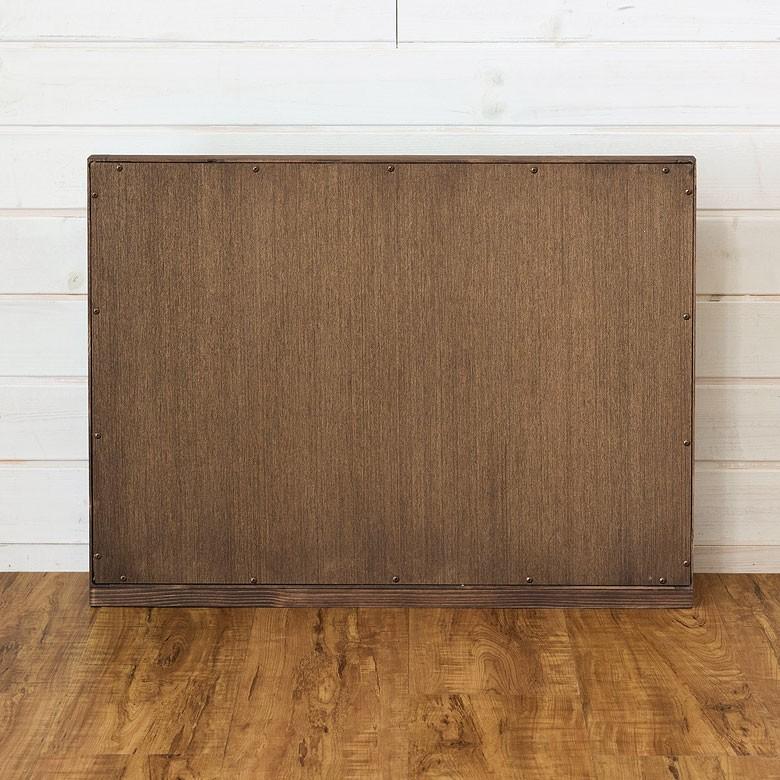 ミラー 化粧台 鏡 立て掛け 収納付き 木製フレーム 幅60cm 鏡台 飛散防止ミラー 天然木 姿見 壁掛け おしゃれ 木枠 北欧 91300 | ブランド登録なし | 07