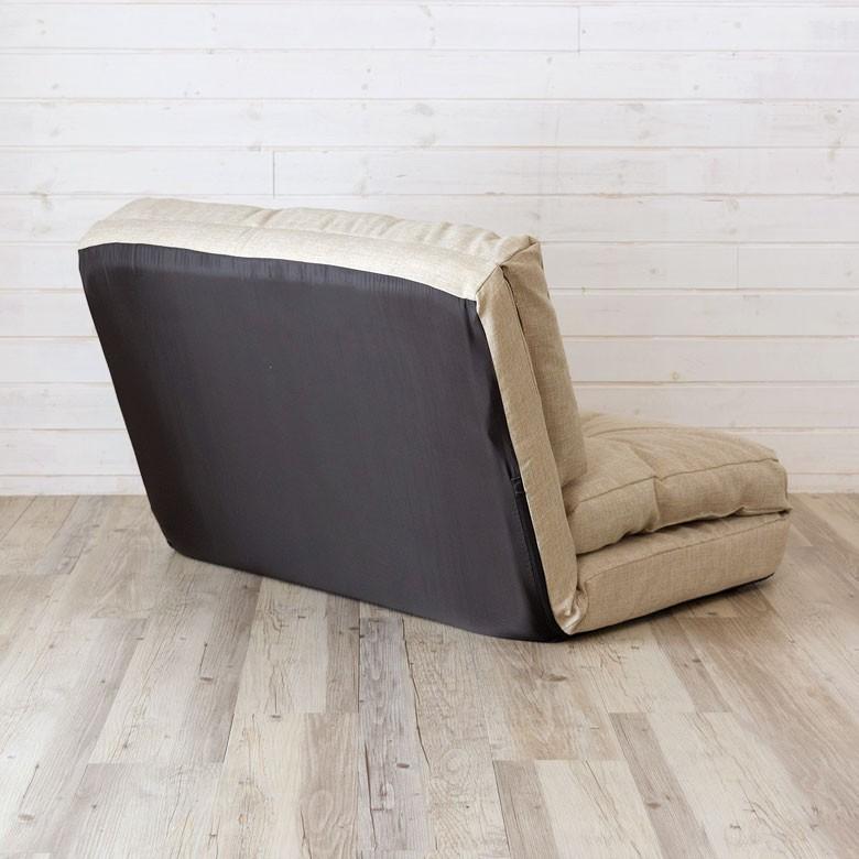 ソファ ソファベッド 3way 2人掛け 折りたたみリクライニング 14段階 クッション2個付き ソファーベッド コンパクト ローソファ フロアソファ 2way 91302 | ブランド登録なし | 12