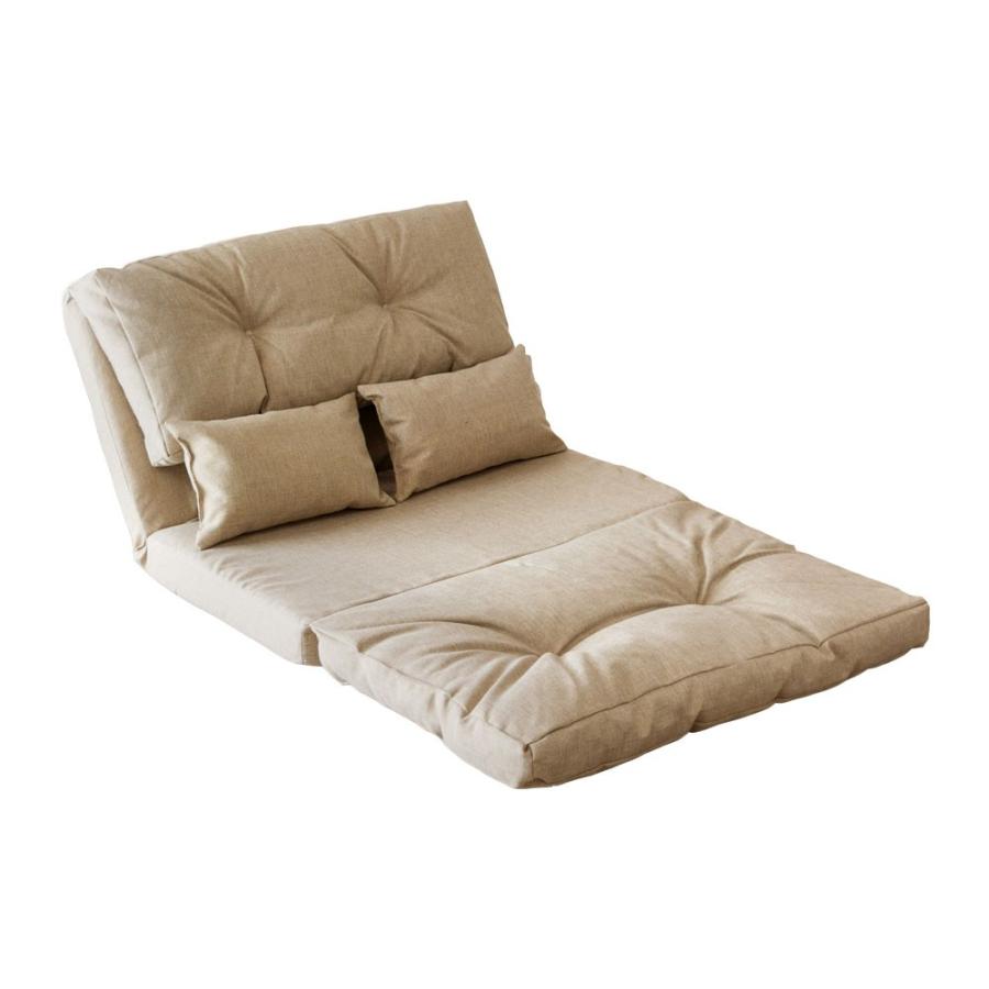 ソファ ソファベッド 3way 2人掛け 折りたたみリクライニング 14