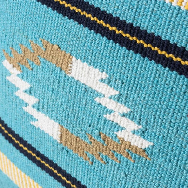 ヌードクッション付き クッションカバー 約45×45cm 中身付 背もたれ クッション オルテガ柄 ネイティブ柄 アメリカン 正方形 四角 45角 ピロークッション 91308 | ブランド登録なし | 03