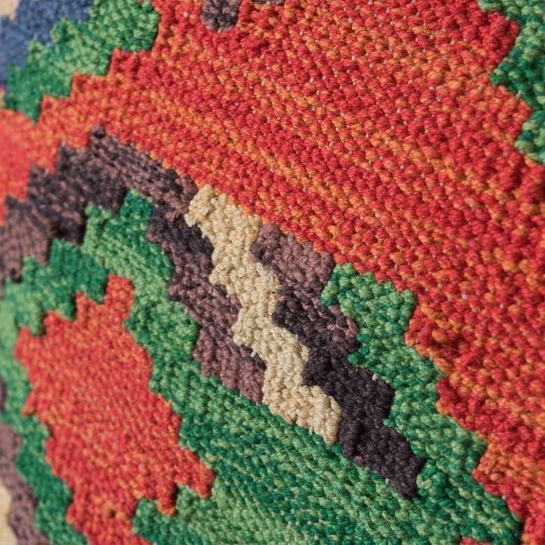 クッション ヌードクッション付き クッションカバー 約45×45cm 中身付 背もたれ アメリカン ネイティブ柄 オルテガ柄 正方形 四角 45角 ピロークッション 91309 | ブランド登録なし | 02