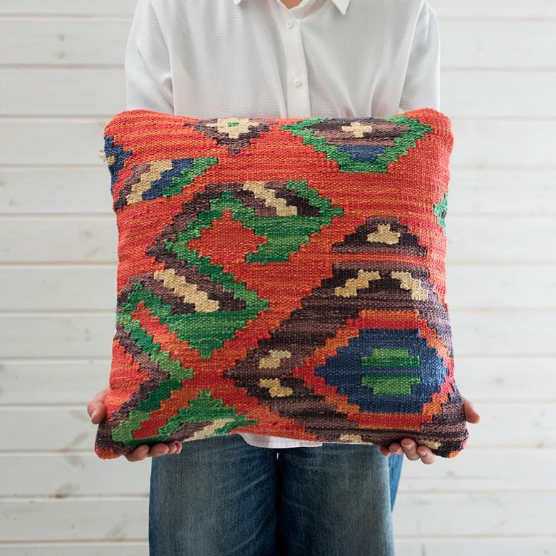 クッション ヌードクッション付き クッションカバー 約45×45cm