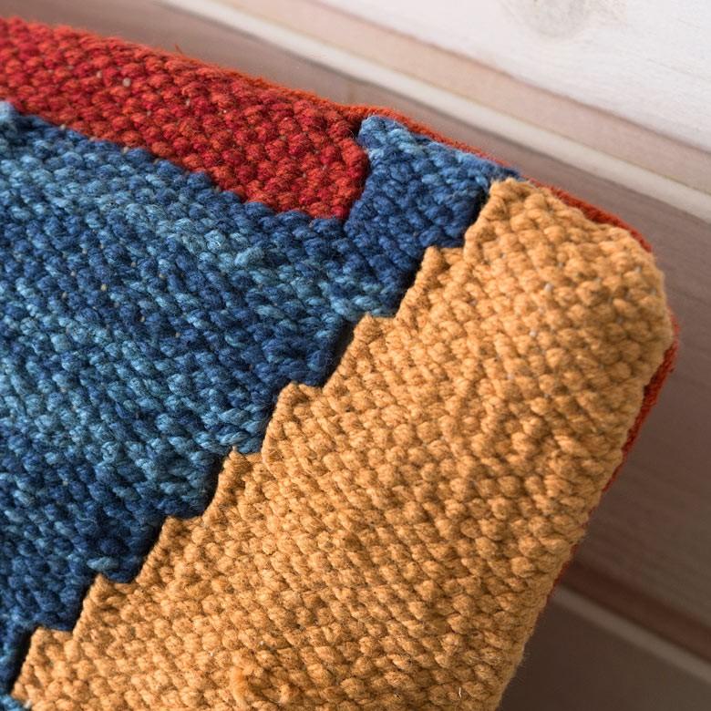 クッション ヌードクッション付き 約45×45cm クッションカバー 中身付き 背もたれ アメリカン 幾何学模様 アジアン 正方形 四角 45角 ピロークッション 91310 | ブランド登録なし | 06