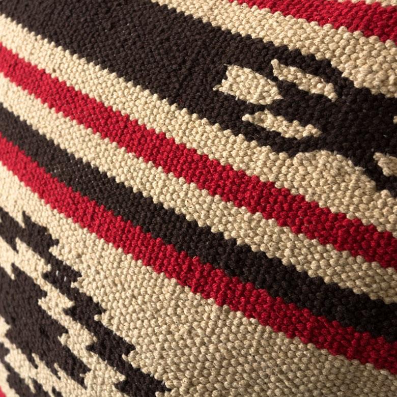 クッション ヌードクッション付き クッションカバー 約45×45cm 中身付 背もたれ アメリカン オルテガ柄 ネイティブ柄 正方形 四角 45角 ピロークッション 91311 | ブランド登録なし | 02