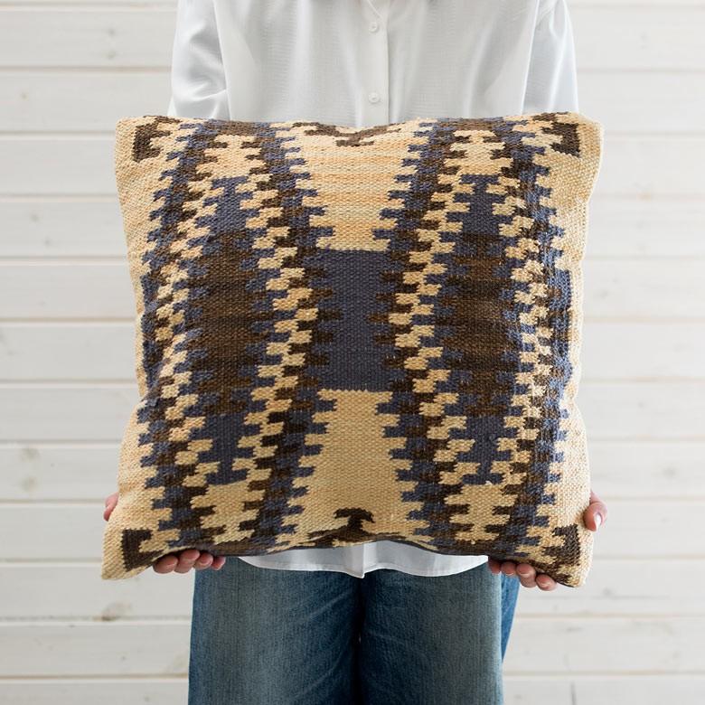 クッション 約45cm×45cm ヌードクッション付き クッションカバー 民族柄 ネイティブ柄 インド製 エスニック 91313 | ブランド登録なし | 04