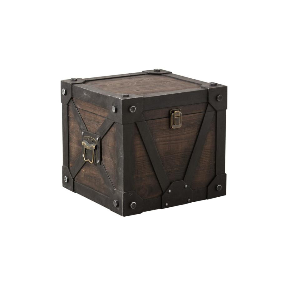 ハンドメイド】トランク風男前ストレージボックス・コンテナ