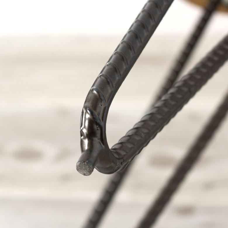 サイドテーブル テーブル 天然木 切株 木目 ヴィンテージ ミニテーブル 家具 男前 西海岸 北欧 年輪 おしゃれ アイアンフレーム ブラウン 91350 | ブランド登録なし | 07