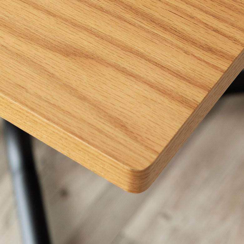 テーブル ダイニングテーブル 食卓 カウンターテーブル カフェテーブル 75角 幅75cm 木製 机 アイアン ブラウン 正方形 2人掛 2人用 天然木 インテリア 91358 | ブランド登録なし | 01