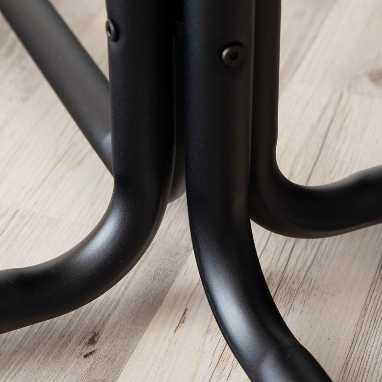 テーブル ダイニングテーブル 食卓 カウンターテーブル カフェ 丸形 直径80cm 木製 机 アイアン ブラウン ラウンド 2人掛 2人用 天然木 インテリア 91359 | ブランド登録なし | 10