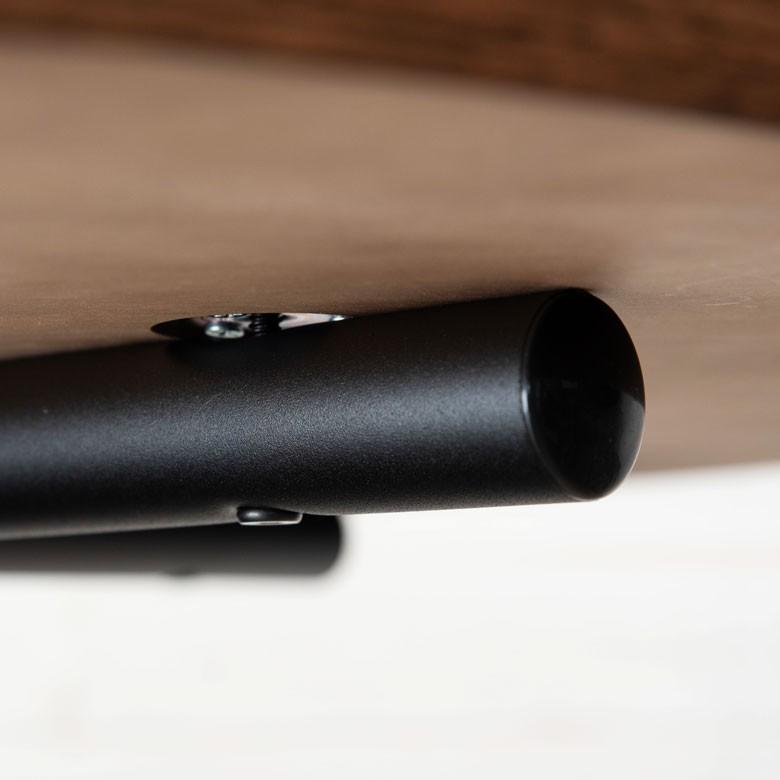 テーブル ダイニングテーブル 食卓 カウンターテーブル カフェ 丸形 直径80cm 木製 机 アイアン ブラウン ラウンド 2人掛 2人用 天然木 インテリア 91359 | ブランド登録なし | 12