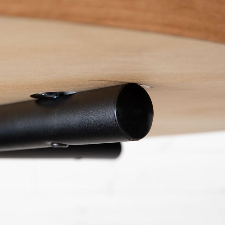 テーブル ダイニングテーブル 食卓 カウンターテーブル カフェ 円形 直径80cm 木製 机 アイアン ナチュラル ラウンド 2人掛 2人用 天然木 インテリア 91360 | ブランド登録なし | 12